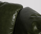 Lucas Walnut Leather Armchair