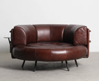 Pomona Leather Chair & Ottoman