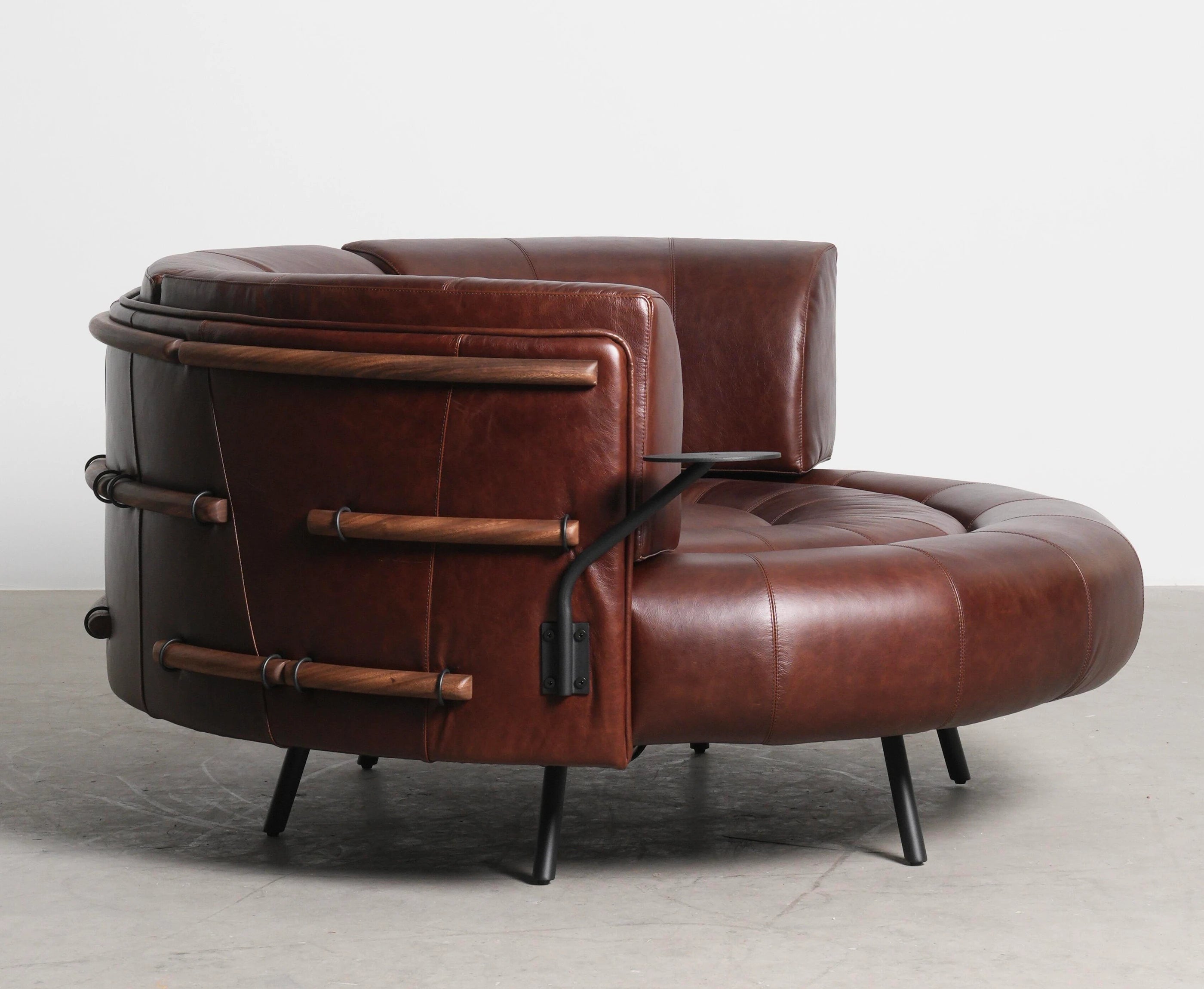 Pomona Leather Chair & Ottoman