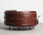 Pomona Leather Chair & Ottoman