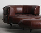 Pomona Leather Chair & Ottoman