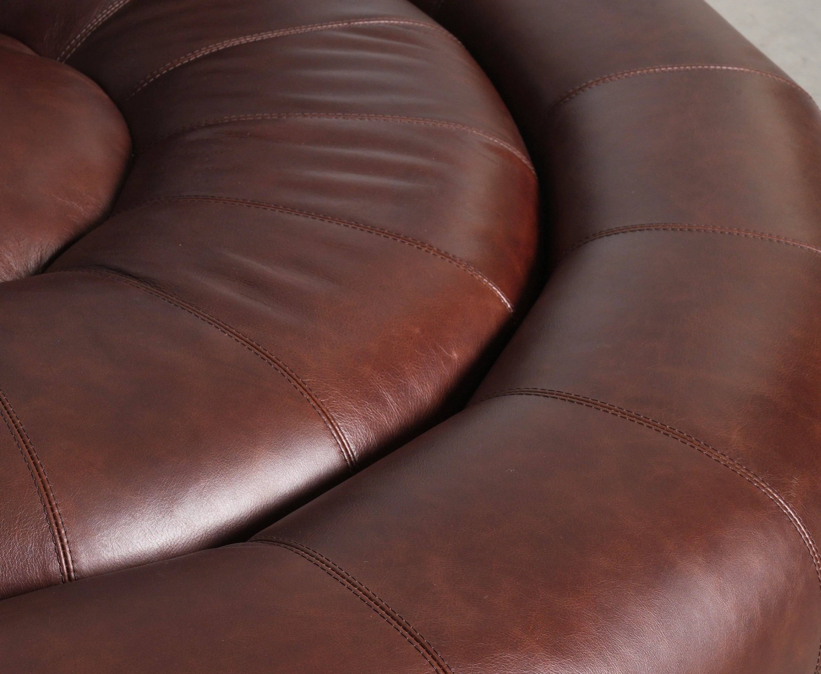 Pomona Leather Chair & Ottoman
