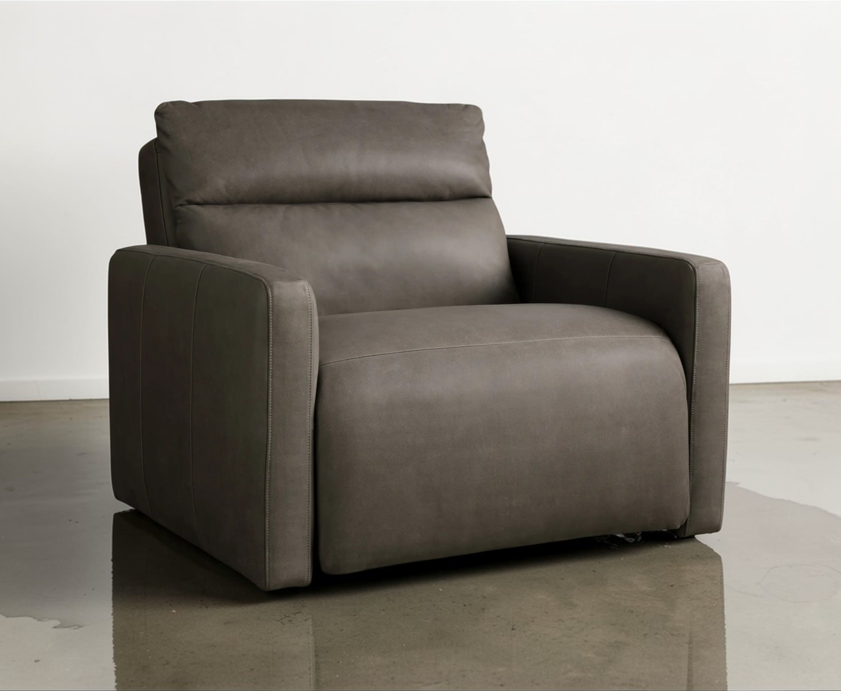Roland Tailored Leather High-Back Motion Recliner