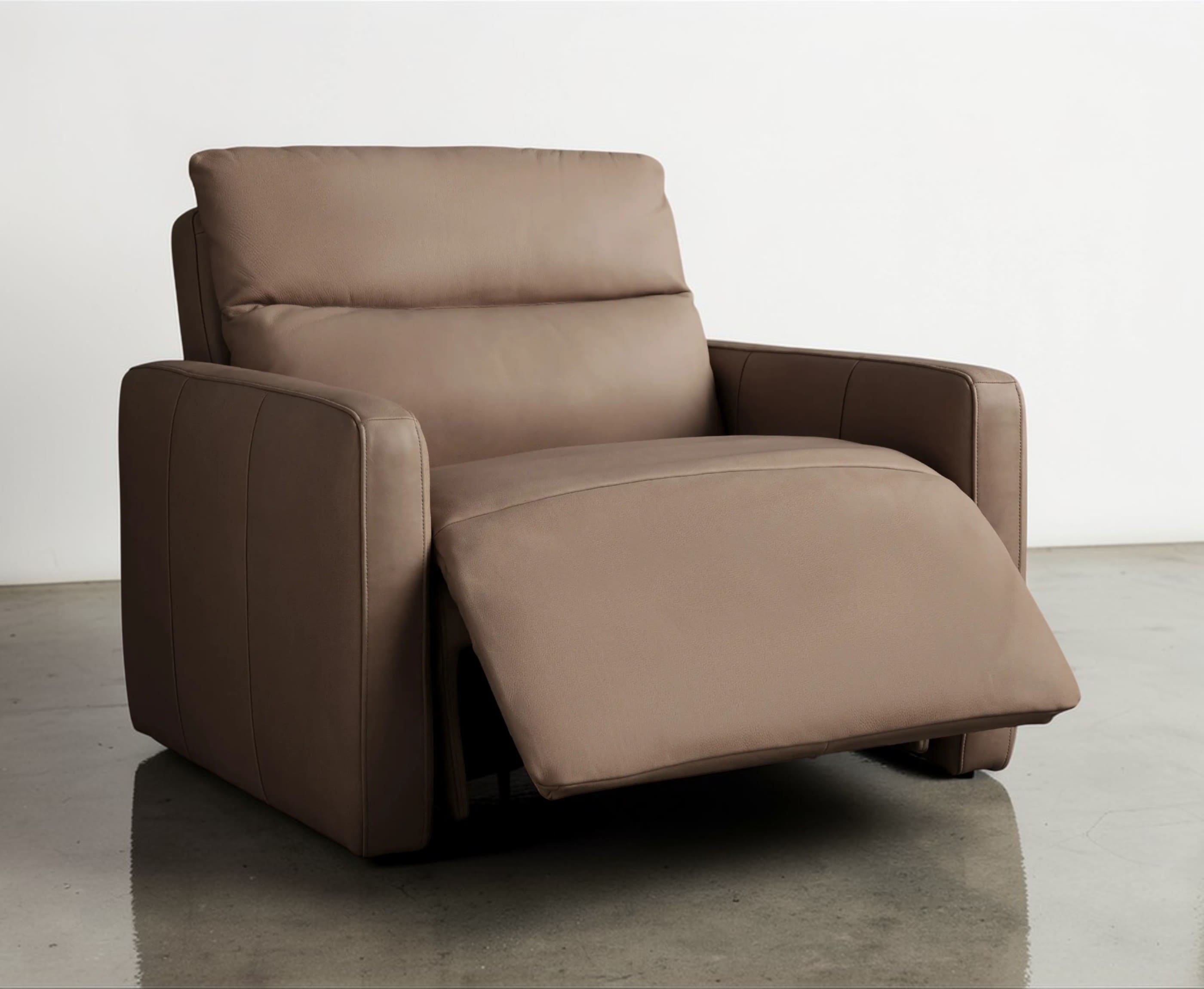 Roland Tailored Leather High-Back Motion Recliner