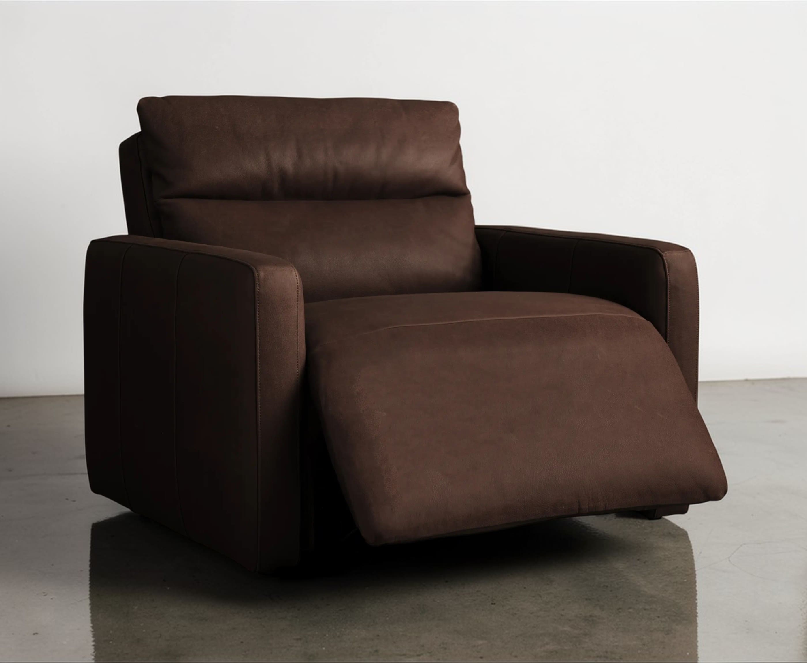 Roland Tailored Leather High-Back Motion Recliner